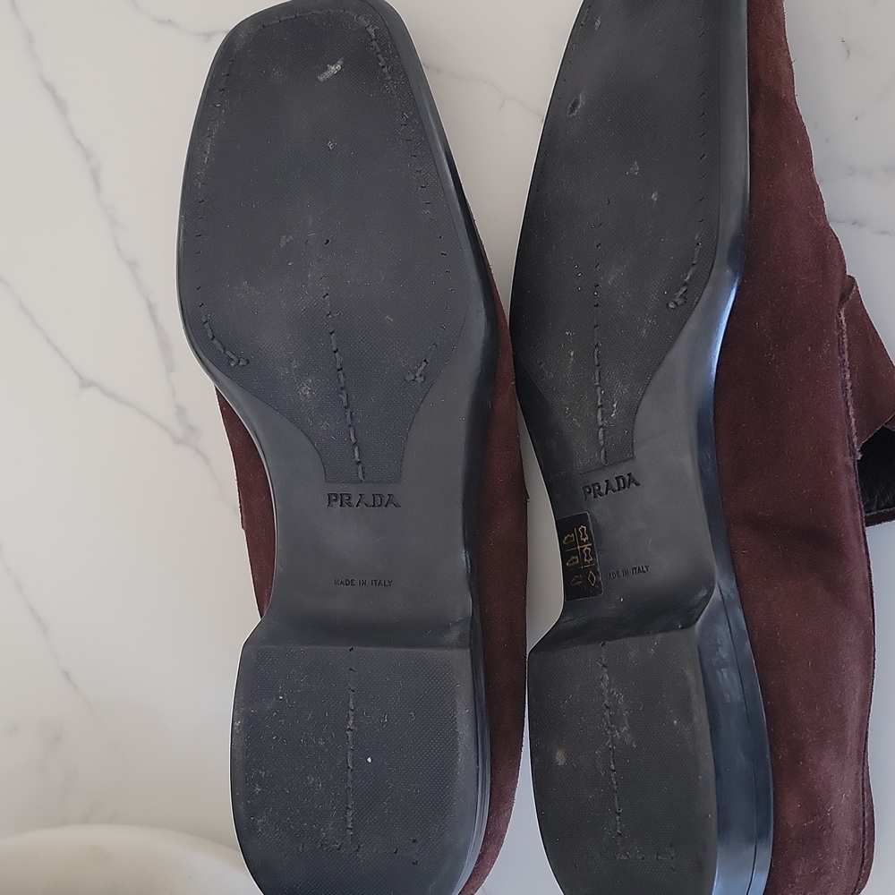 PRADA SUEDE SHOES IN EXCELLENT CONDITION 8.5 - Picture 6 of 8